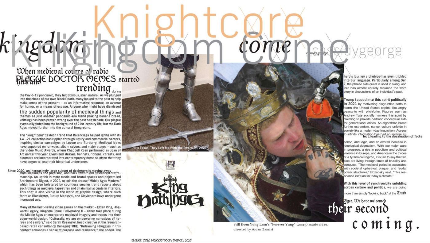 Magazine spread