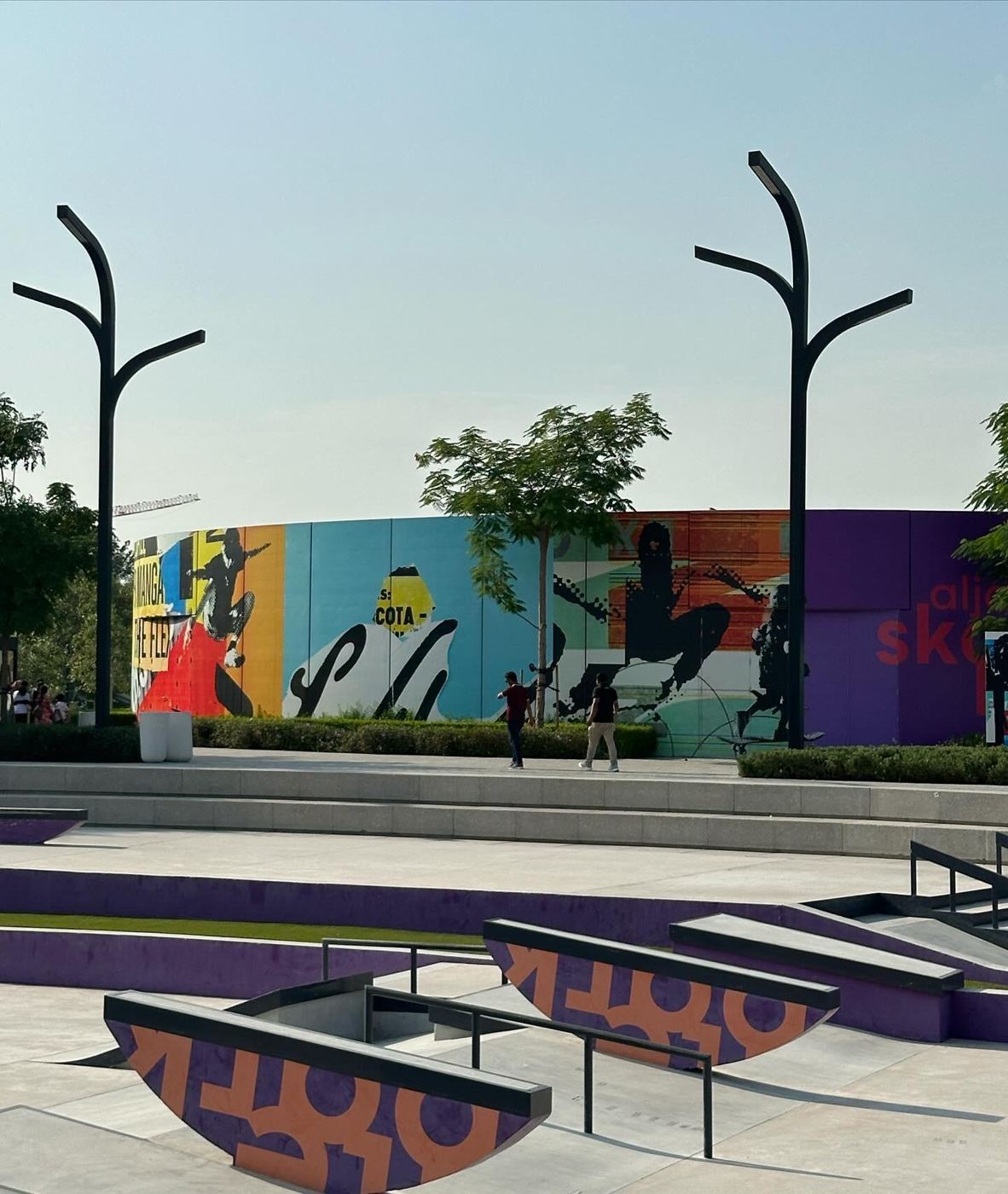 The wrapped skatepark