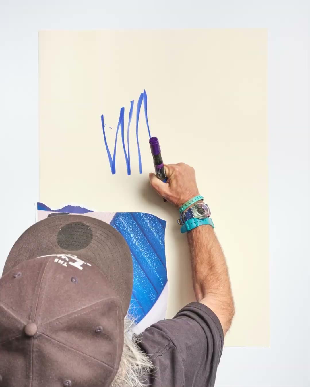 David Carson drawing