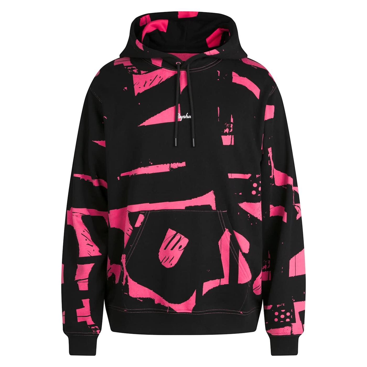 Collage print hoodie