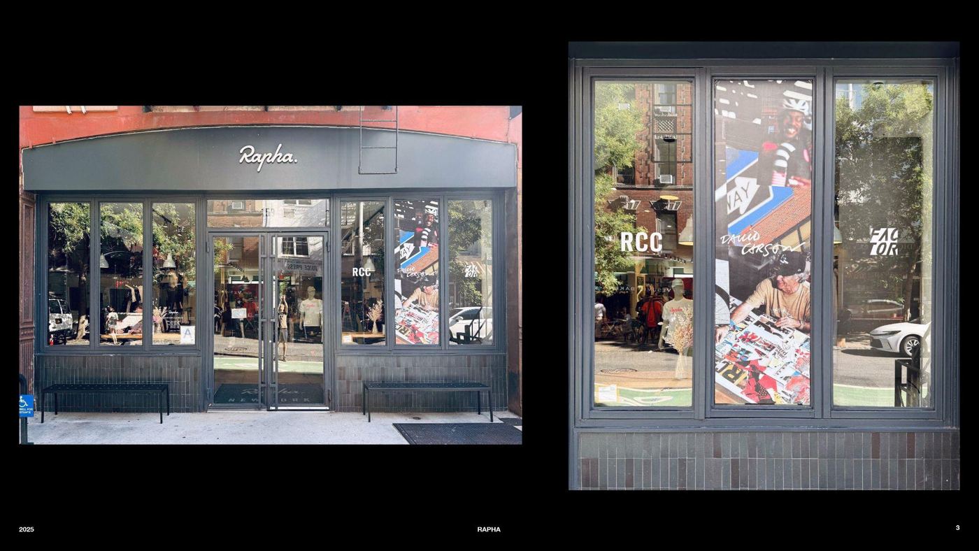 Rapha New York storefront